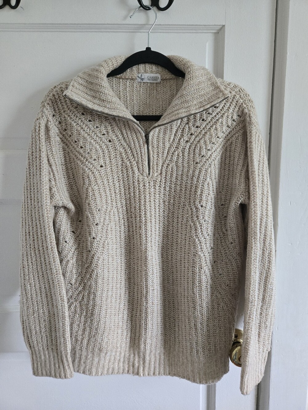 Carve Designs Brookline Zip Sweater M